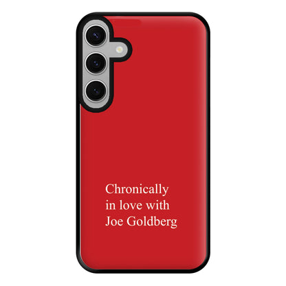 Chronically In Love With Joe Phone Case for Galaxy S24FE
