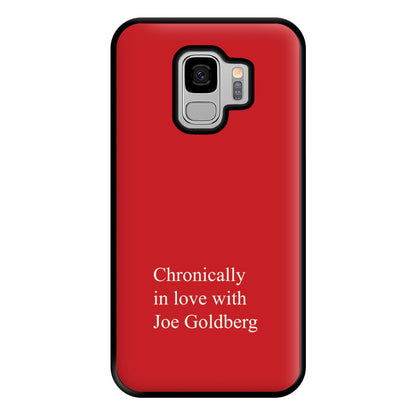 Chronically In Love With Joe Phone Case for Galaxy S9 Plus