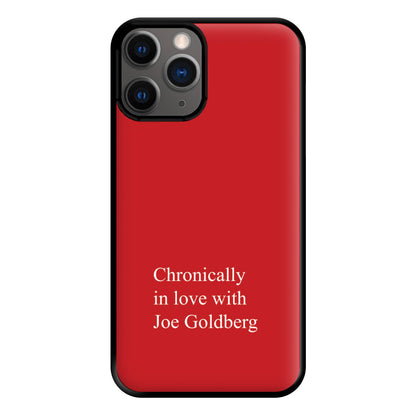Chronically In Love With Joe Phone Case for iPhone 12 Pro Max