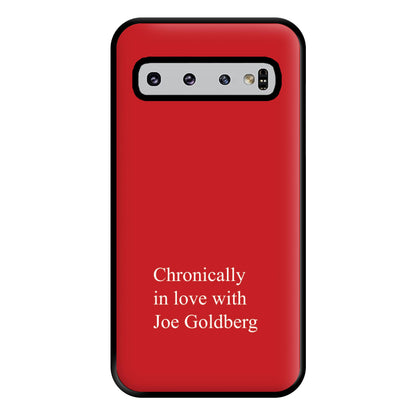 Chronically In Love With Joe Phone Case for Galaxy S10 Plus