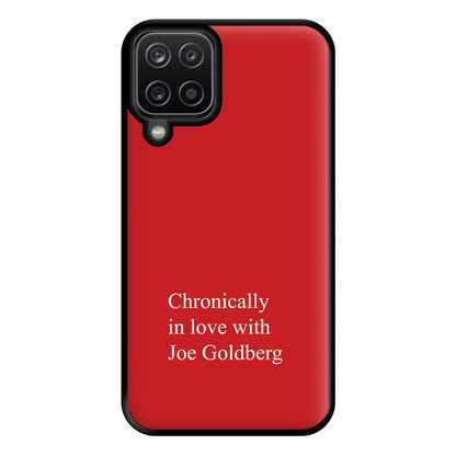 Chronically In Love With Joe Phone Case for Galaxy A12