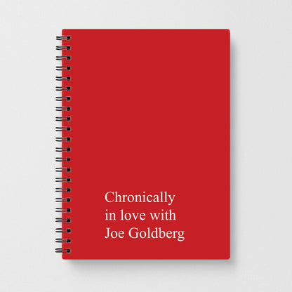 Chronically In Love With Joe Notebook