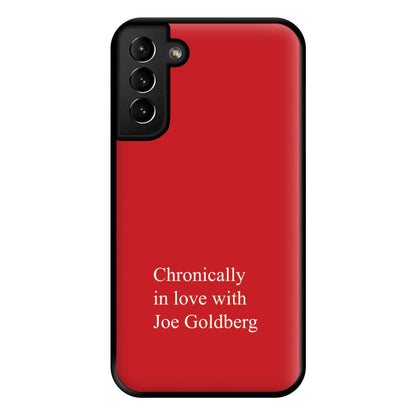 Chronically In Love With Joe Phone Case for Galaxy S21 Plus