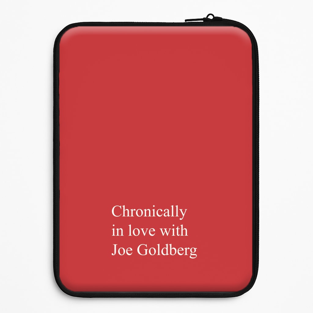 Chronically In Love With Joe Laptop Sleeve