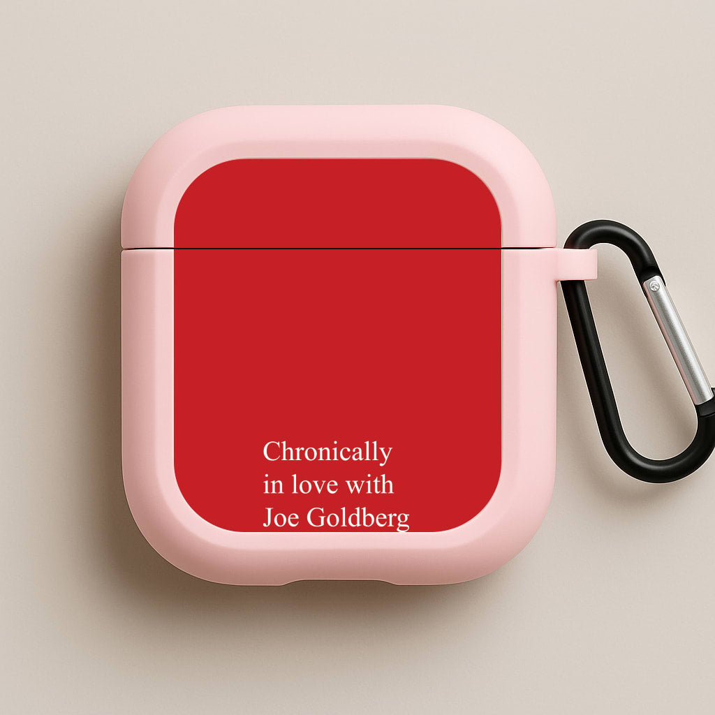 Chronically In Love With Joe Pink AirPods Case