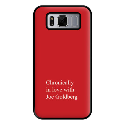 Chronically In Love With Joe Phone Case for Galaxy S8 Plus