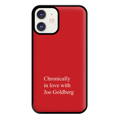 Chronically In Love With Joe Phone Case for iPhone 12 / 12 Pro