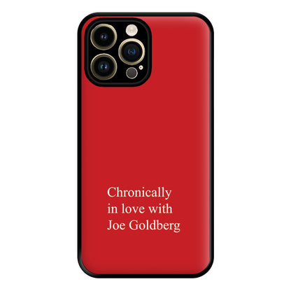 Chronically In Love With Joe Phone Case for iPhone 14 Pro Max