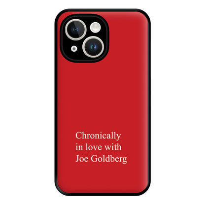 Chronically In Love With Joe Phone Case for iPhone 14 Plus