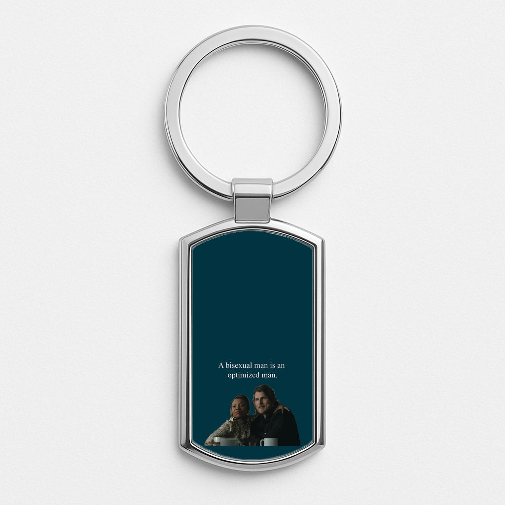 A Bisexual Man Luxury Keyring