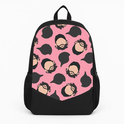 Joe And Hats Pattern Large Backpack