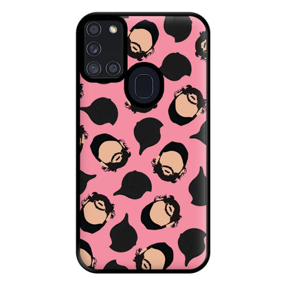 Joe And Hats Pattern Phone Case for Galaxy A21s