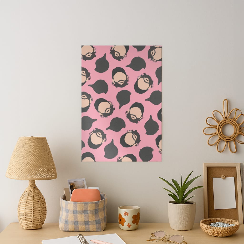 Joe And Hats Pattern Art Print