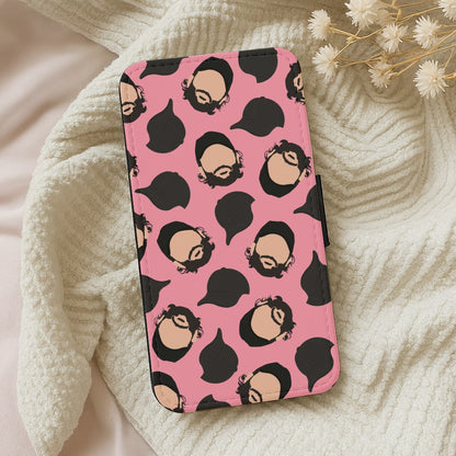 Joe And Hats Pattern Wallet Phone Case