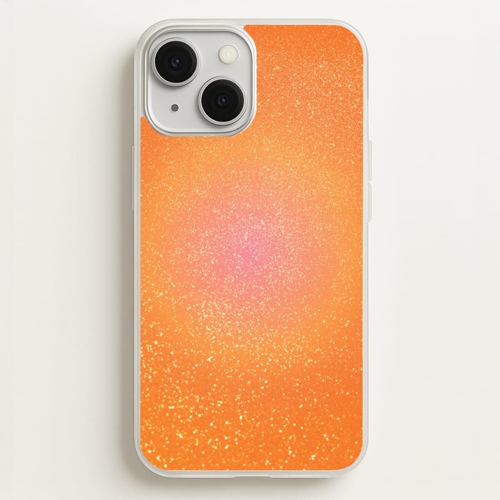 Orange Shimmer  Phone Case - iPhone 13 Mini
