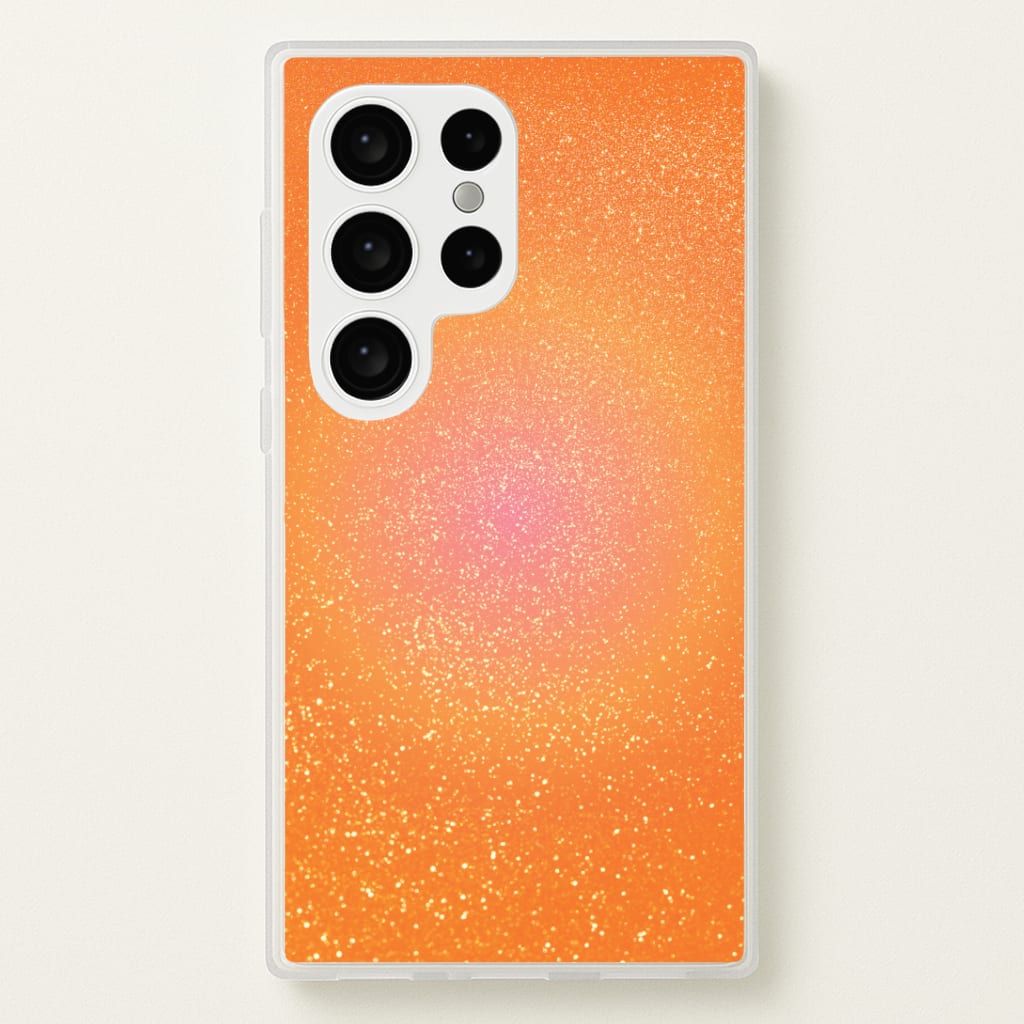 Orange Shimmer  Phone Case - Galaxy S24 Ultra