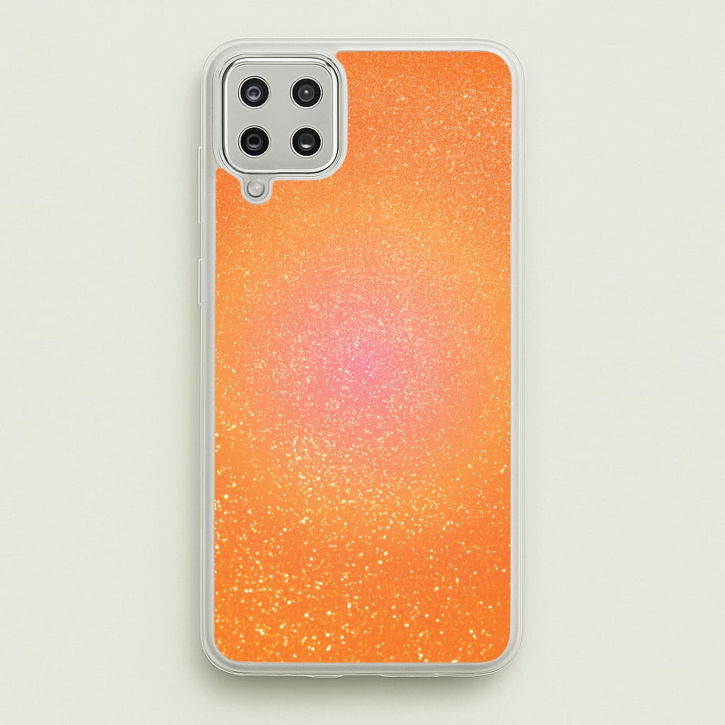 Orange Shimmer  Phone Case - Galaxy A12