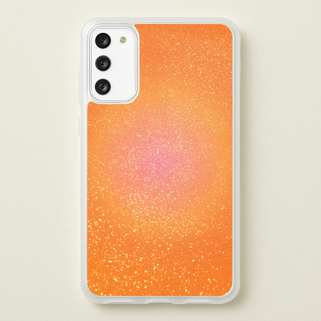 Orange Shimmer  Phone Case - Galaxy S20FE