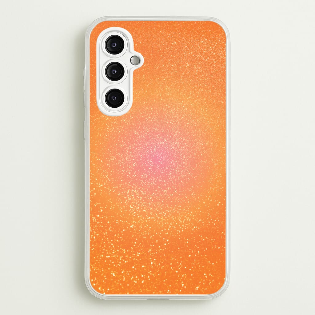 Orange Shimmer  Phone Case - Galaxy A14