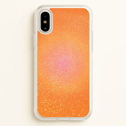 Orange Shimmer  Phone Case - iPhone X / XS