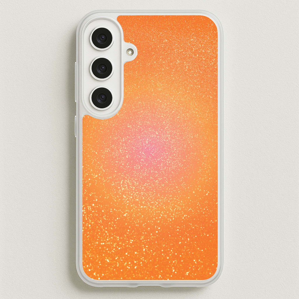 Orange Shimmer  Phone Case - Galaxy S25FE