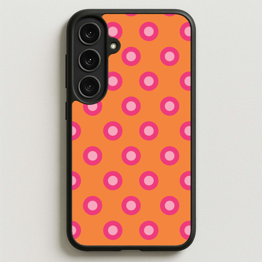 Sun Kissed Polka Phone Case - Galaxy S25FE