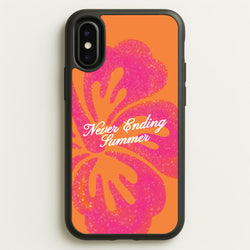 Never Ending Summer Phone Case - iPhone X / XS