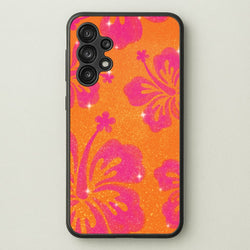 Shimmer Hibiscus Phone Case - Galaxy A13