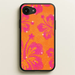 Shimmer Hibiscus Phone Case - iPhone 16e