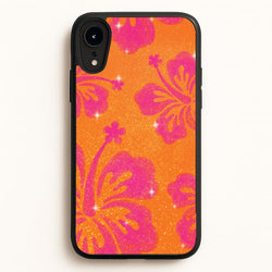 Shimmer Hibiscus Phone Case - iPhone XR