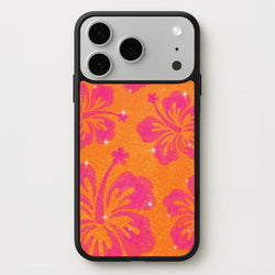 Shimmer Hibiscus Phone Case - iPhone 17 Pro Max
