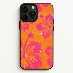 Shimmer Hibiscus Phone Case - iPhone 11 Pro