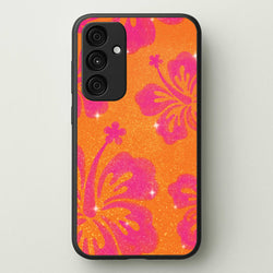 Shimmer Hibiscus Phone Case - Galaxy A35