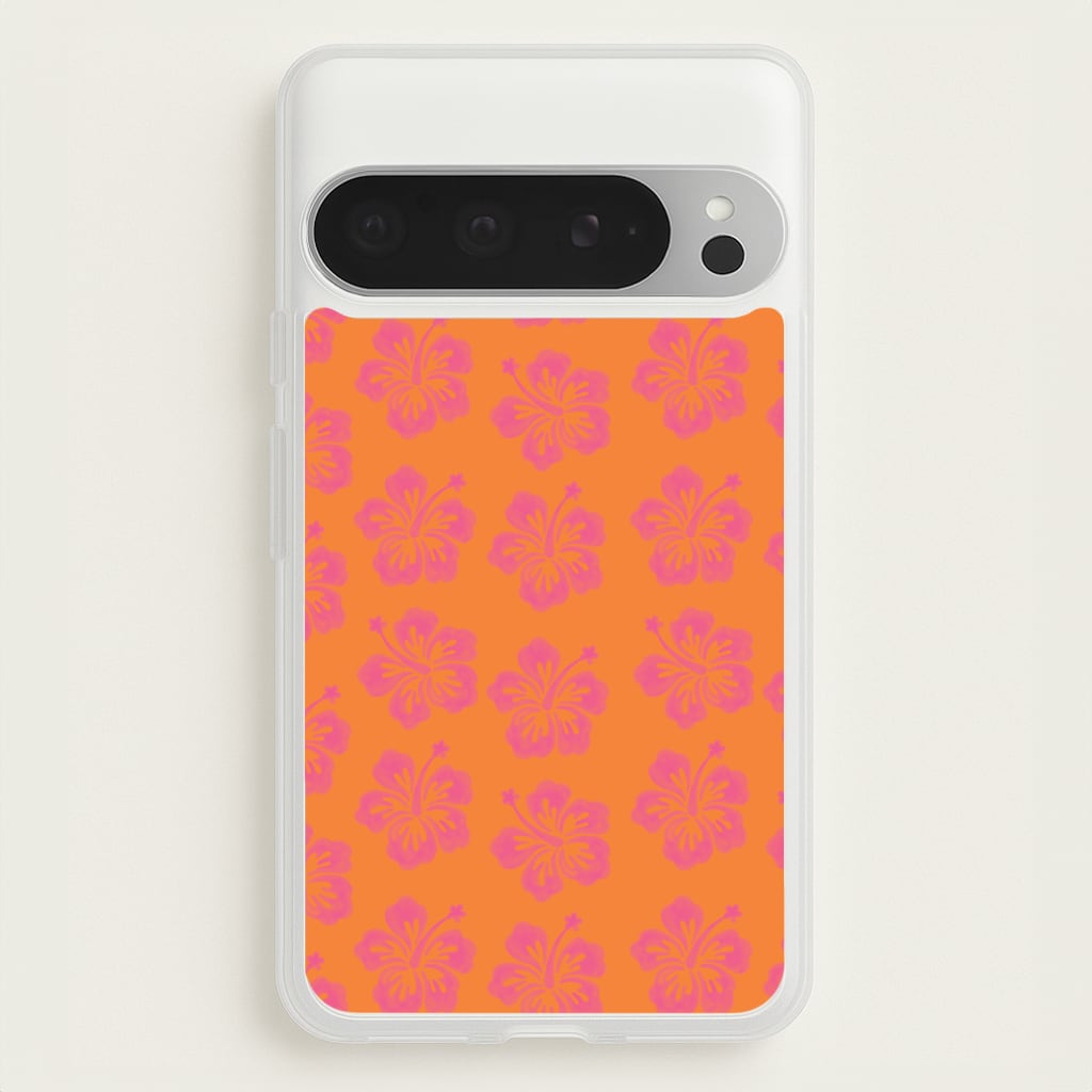 Hibiscus Heatwave Phone Case - Google Pixel 9 Pro XL