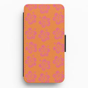 Hibiscus Heatwave Wallet Phone Case 1