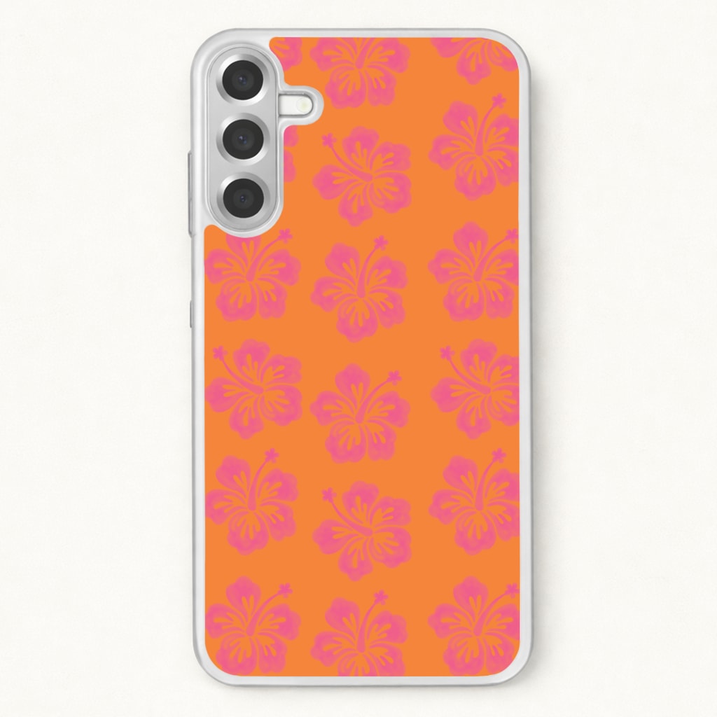 Hibiscus Heatwave Phone Case - Galaxy A37