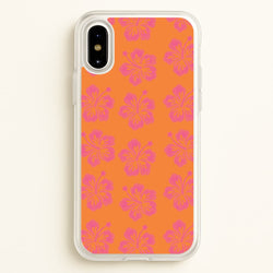Hibiscus Heatwave Phone Case - iPhone X / XS