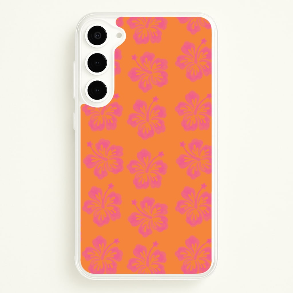 Hibiscus Heatwave Phone Case - Galaxy S23 Plus