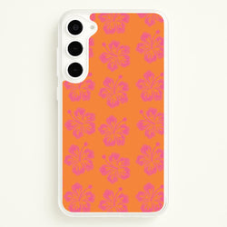 Hibiscus Heatwave Phone Case - Galaxy S23 Plus