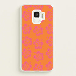 Hibiscus Heatwave Phone Case - Galaxy S9