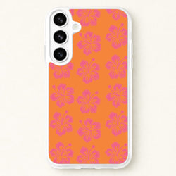 Hibiscus Heatwave Phone Case - Galaxy S26