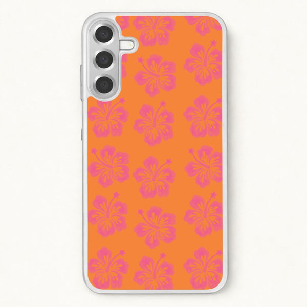 Hibiscus Heatwave Phone Case - Galaxy A57