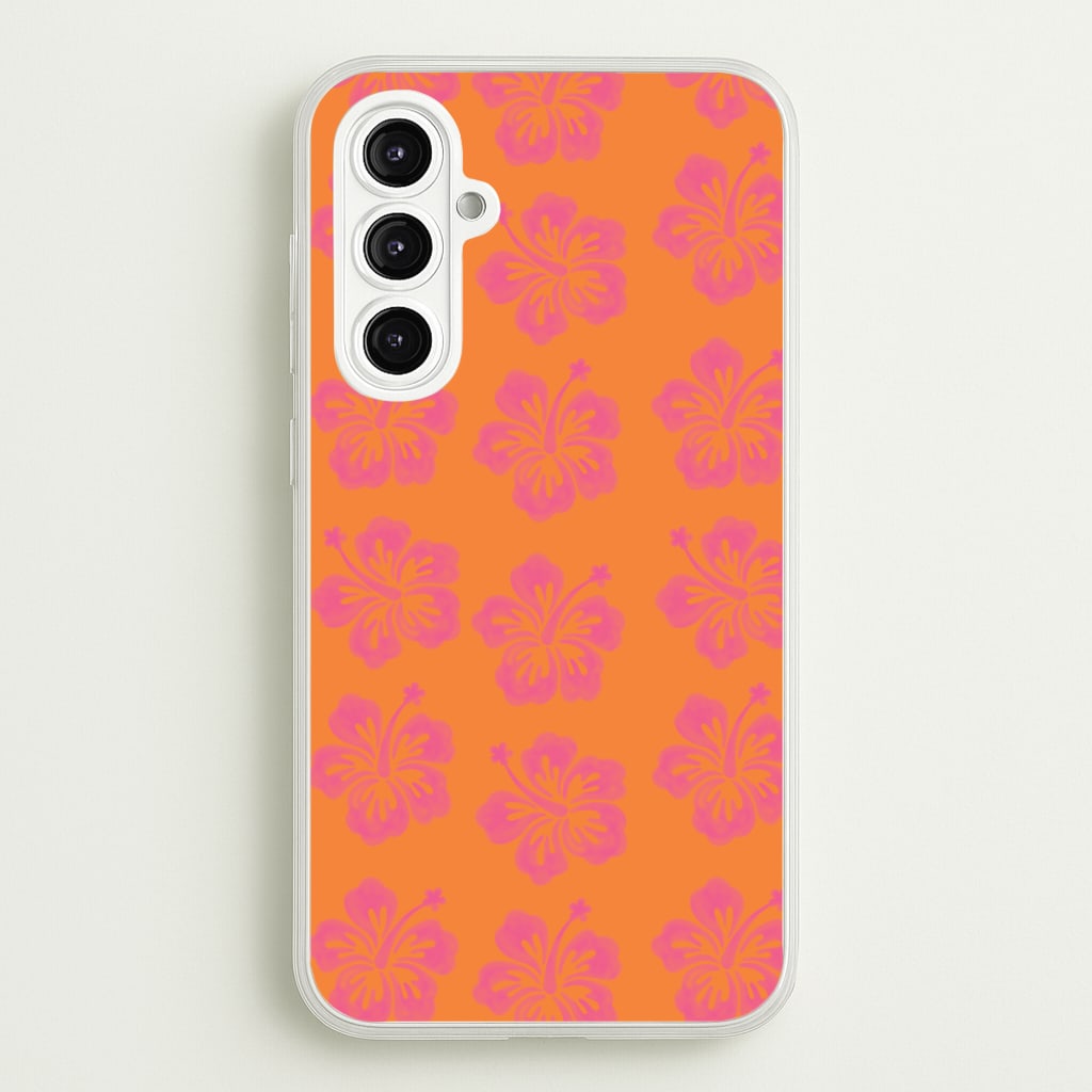 Hibiscus Heatwave Phone Case - Galaxy A16