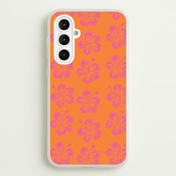 Hibiscus Heatwave Phone Case - Galaxy A16