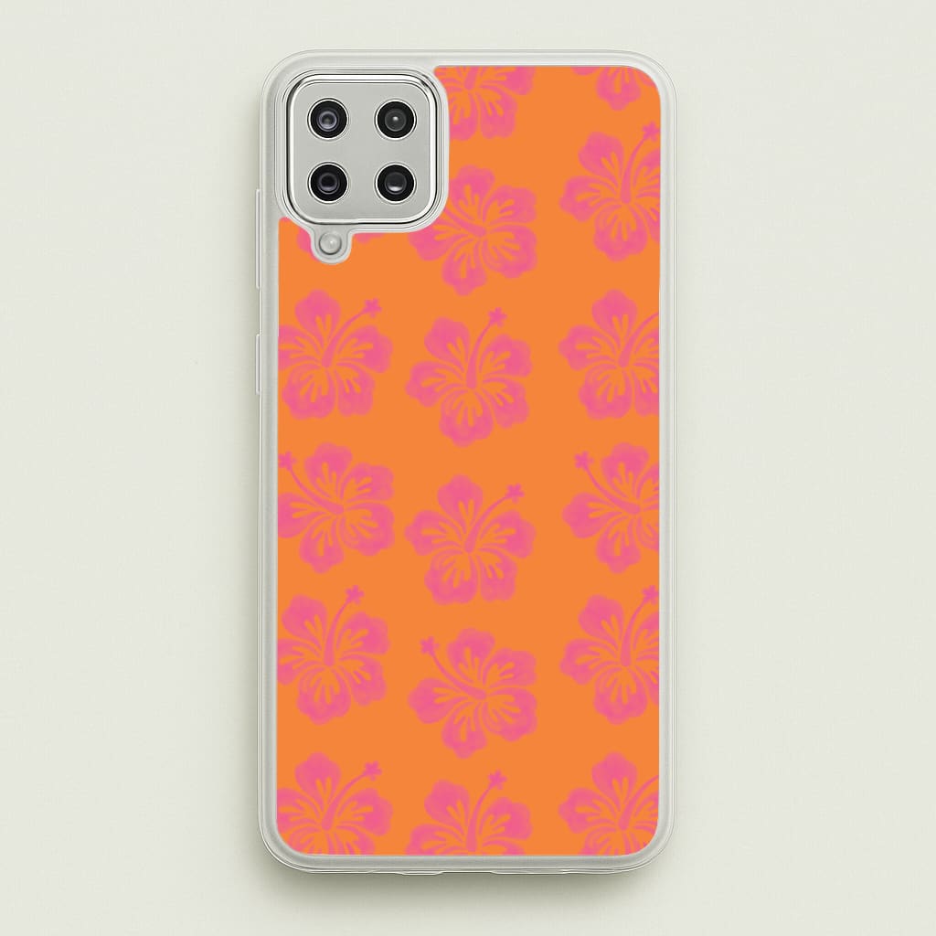 Hibiscus Heatwave Phone Case - Galaxy A12