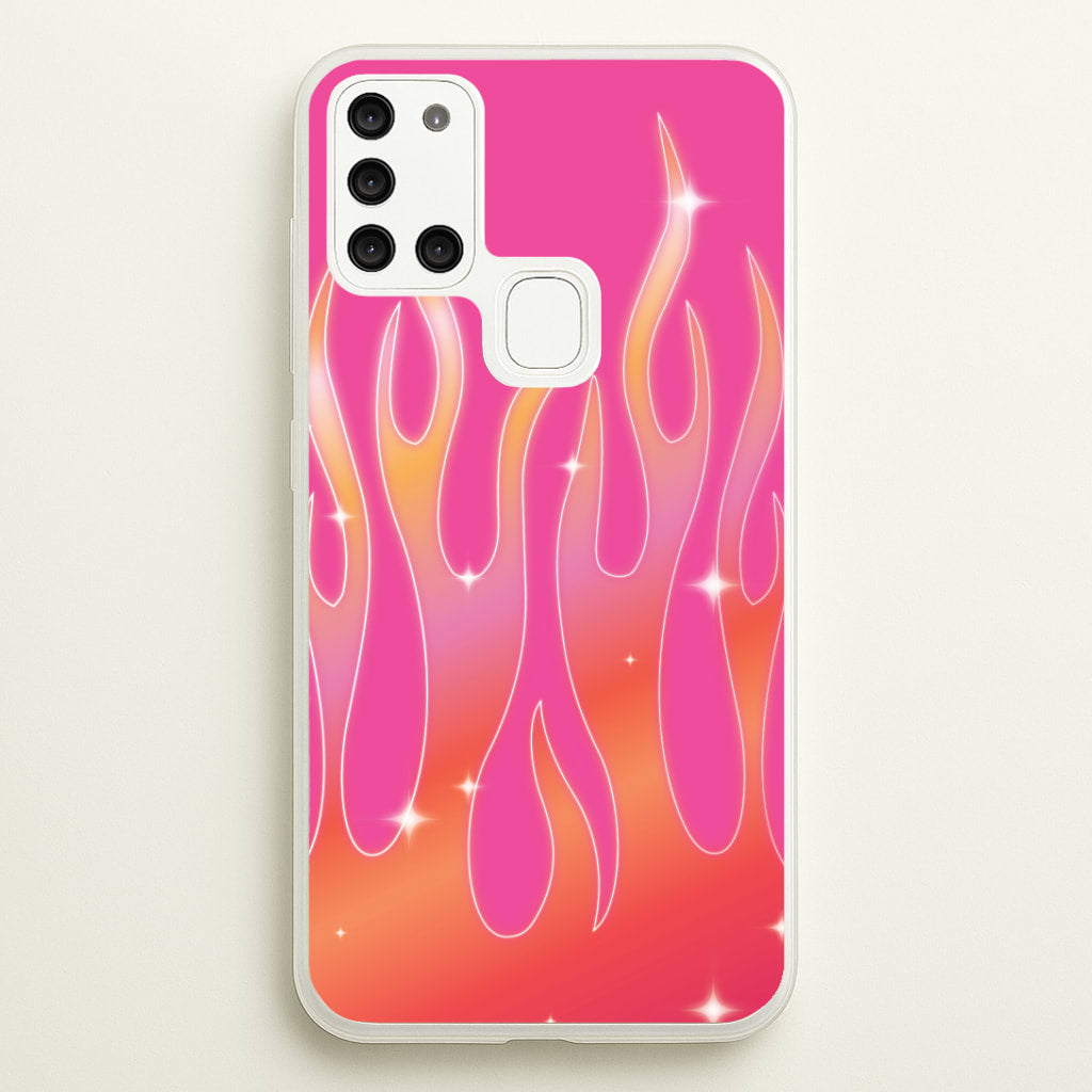 Sun Kissed Flame Phone Case - Galaxy A21s