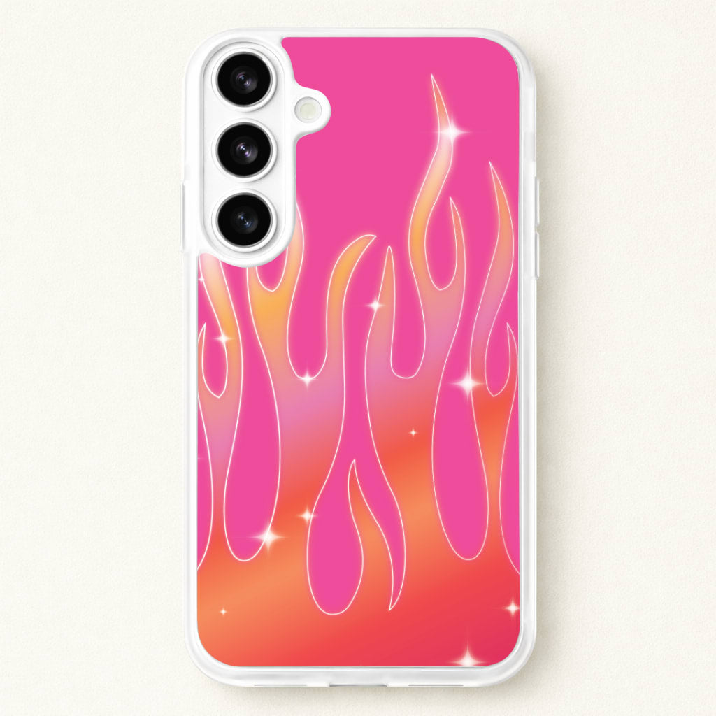 Sun Kissed Flame Phone Case - Galaxy S26 Plus