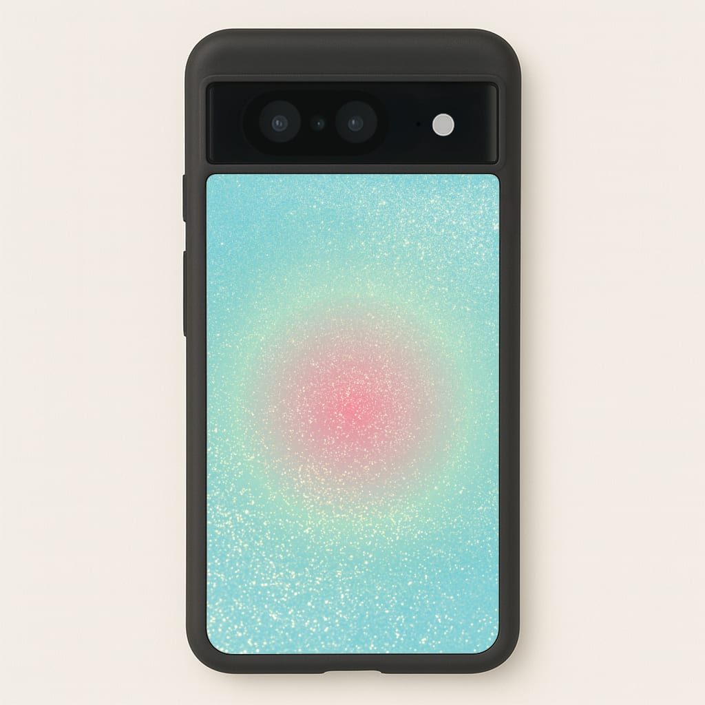 Teal Shimmer Phone Case - Google Pixel 8