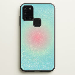 Teal Shimmer Phone Case - Galaxy A21s