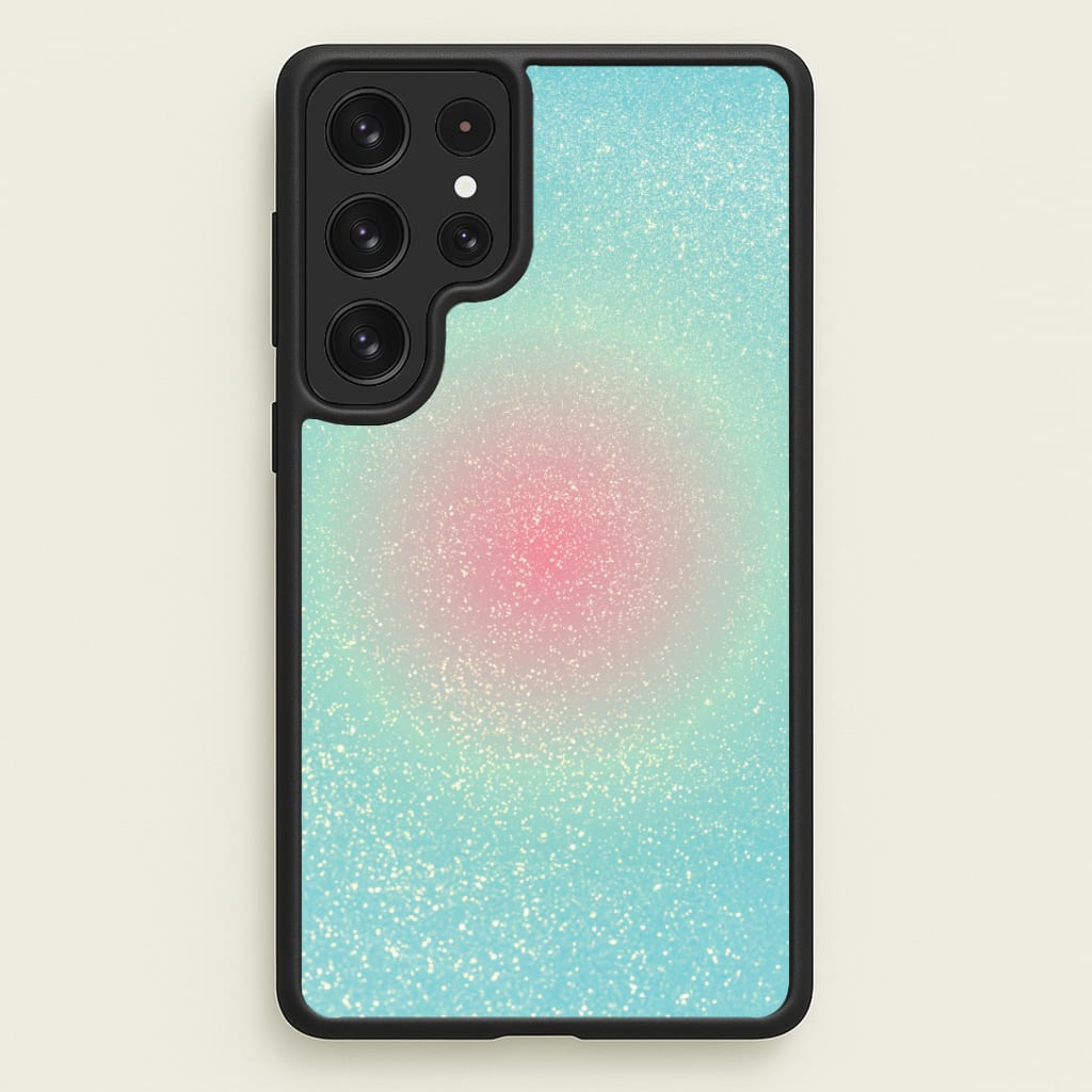 Teal Shimmer Phone Case - Galaxy S22 Ultra